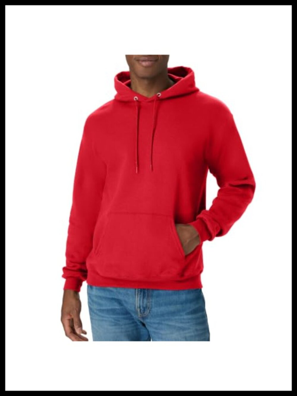 Hanes EcoSmart Midweight Fleece Hoodie Pullover Sweatshirt Kangaroo Pocket